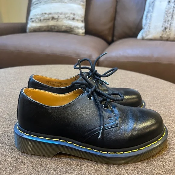 Dr. Martens 1461 Black Leather Oxfords - Picture 3 of 9